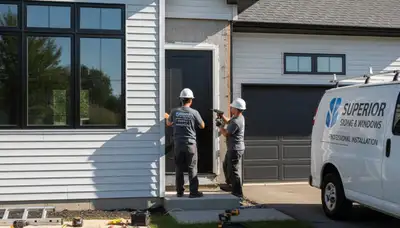 Professional door installation by vinyl-siding experts in Tampa FL home exterior