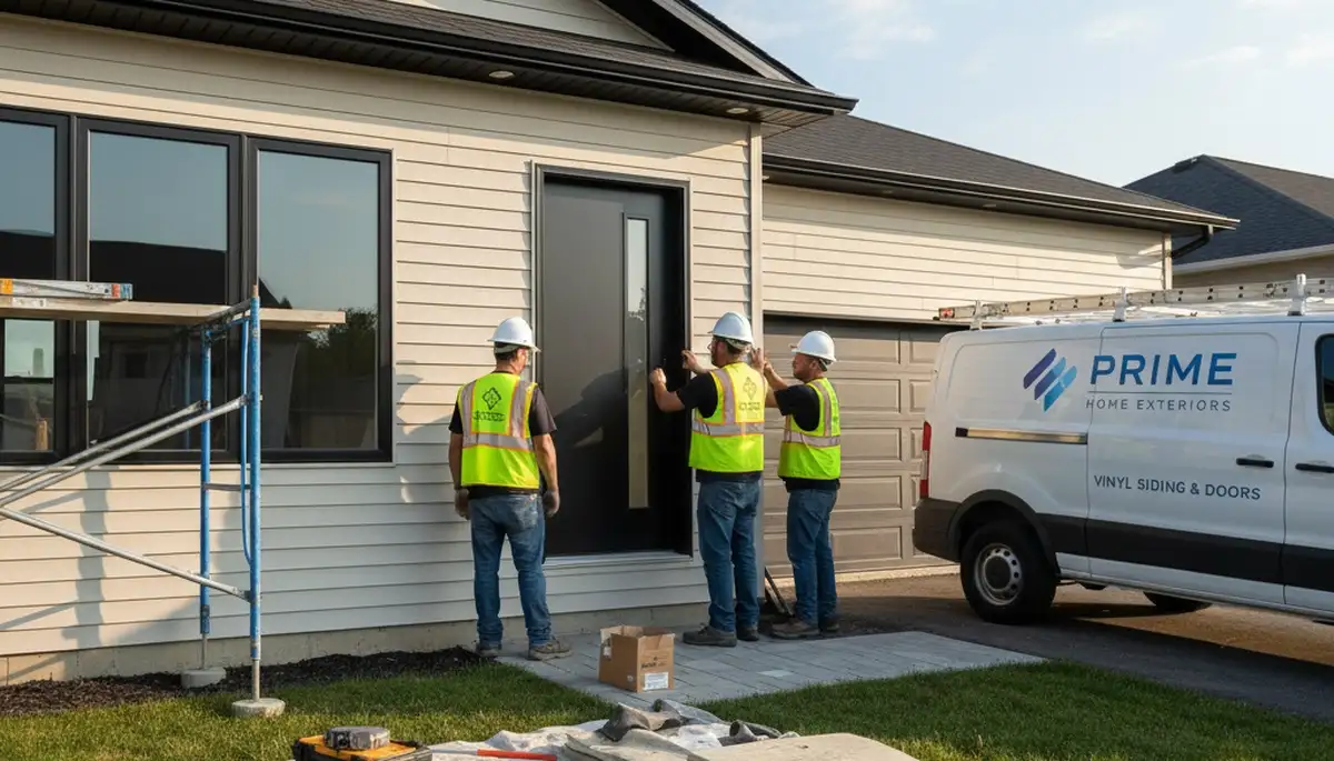 Professional door installation by vinyl-siding experts in Tampa, FL homes