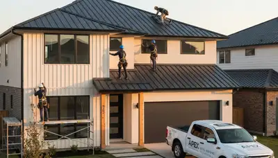 Professional metal roof installation in Tampa FL by Next Level Exteriors for durable hurricane protection