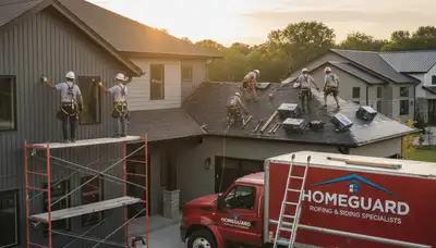 Vinyl siding installation on Tampa FL home exterior by Next Level Exteriors roofing and siding experts