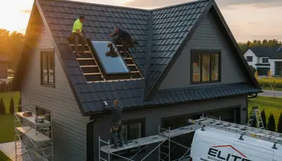Professional skylight installation on vinyl siding home in Tampa, FL by Next Level Exteriors