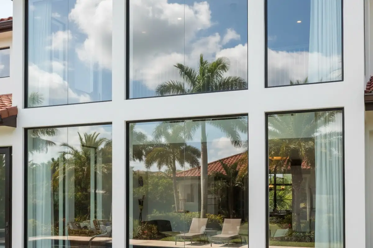 Spotless window cleaning results at Tampa FL home by vinyl siding and exterior experts