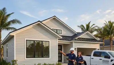Professional vinyl siding installation on a Tampa FL home exterior