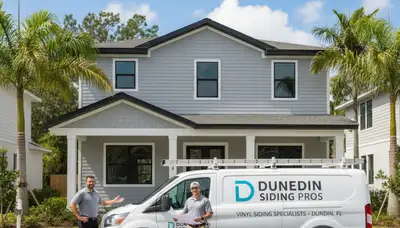 Professional vinyl siding installation on home exterior in Tampa FL