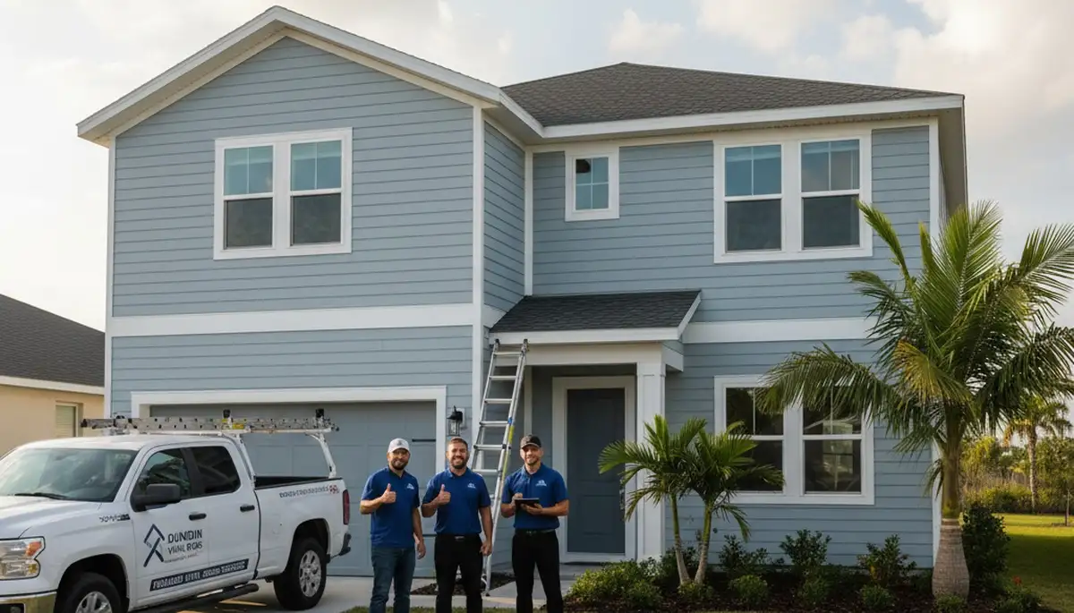Professional vinyl siding installation on home exterior in Tampa, FL