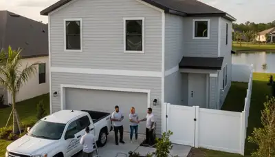 Professional vinyl siding installation on home exterior in Tampa, FL