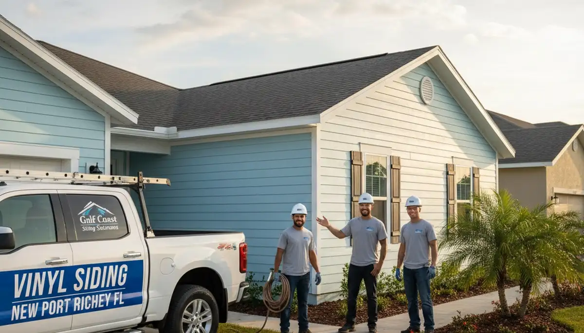 Professional vinyl siding installation on home exterior in Tampa, FL