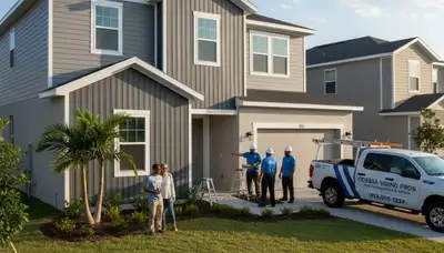 Professional vinyl siding installation on home exterior in Tampa, FL