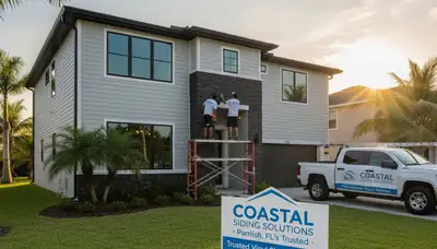 Professional vinyl siding installation on home exterior in Tampa, FL