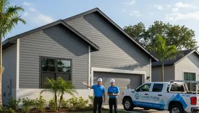 Professional vinyl siding installation on home exterior in Tampa, FL